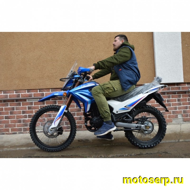 Купить  Мотоцикл внедорожный Motoland XR250 ENDURO 172FMM (ЭПТС), 21/18, с ветровым щитком, СИНИЙ (шт) (ML 13334 купить с доставкой по Москве и России, цена, технические характеристики, комплектация фото  - motoserp.ru