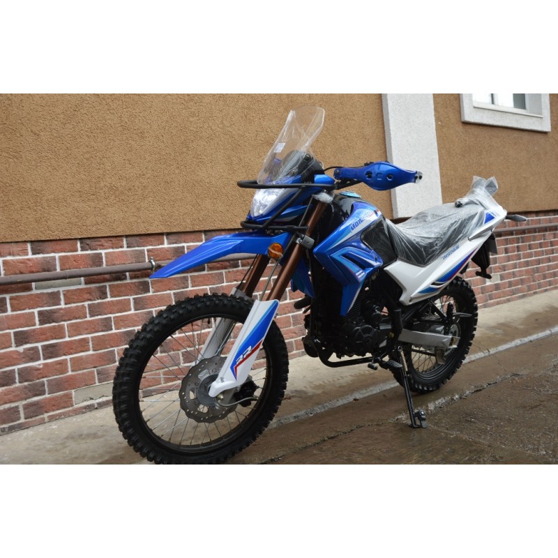 Купить  Мотоцикл внедорожный Motoland XR250 ENDURO 172FMM (ЭПТС), 21/18, с ветровым щитком, СИНИЙ (шт) (ML 13334 купить с доставкой по Москве и России, цена, технические характеристики, комплектация фото  - motoserp.ru
