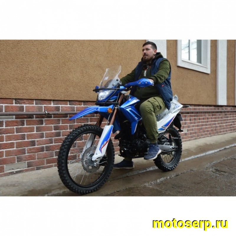 Купить  Мотоцикл внедорожный Motoland XR250 ENDURO 172FMM (ЭПТС), 21/18, с ветровым щитком, СИНИЙ (шт) (ML 13334 купить с доставкой по Москве и России, цена, технические характеристики, комплектация фото  - motoserp.ru