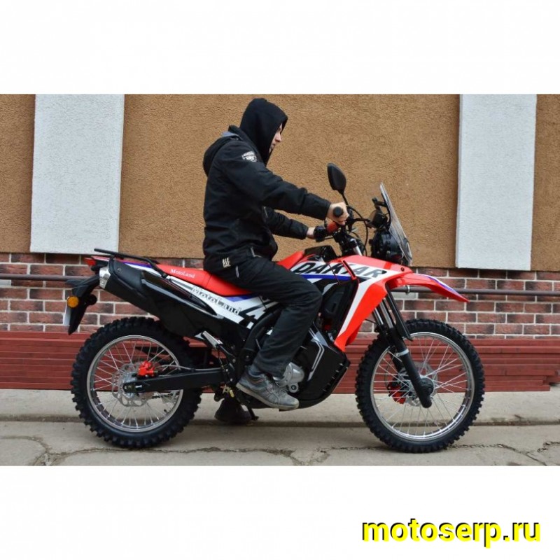 Купить  Мотоцикл внедорожный Motoland DAKAR 250 LT Тур-эндуро (ПТС) 21/18, 250сс , 165FMM, 4Т, возд.охл., карбюр., диск./диск (шт) (ML 13390  (0 купить с доставкой по Москве и России, цена, технические характеристики, комплектация фото  - motoserp.ru