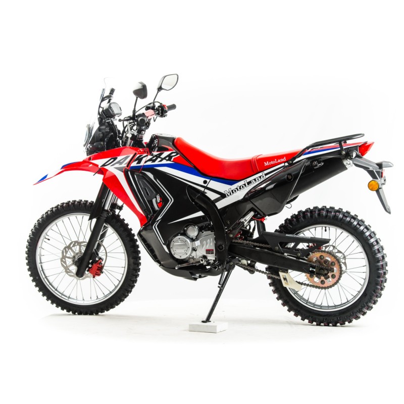 Купить  Мотоцикл внедорожный Motoland DAKAR 250 LT Тур-эндуро (ПТС) 21/18, 250сс , 165FMM, 4Т, возд.охл., карбюр., диск./диск (шт) (ML 13390  (0 купить с доставкой по Москве и России, цена, технические характеристики, комплектация фото  - motoserp.ru