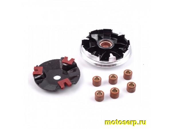 Купить  Вариатор передний Yamaha JOG 90, 2T Stels 50   "DONGXIN" (15 ШЛИЦОВ)  (d-16mm) (шт) (Щека D-100mm, втулка d-21mm) TW (шт) (Tures 00000001208 купить с доставкой по Москве и России, цена, технические характеристики, комплектация фото  - motoserp.ru