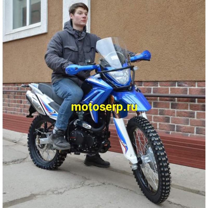 Купить  Мотоцикл внедорожный Motoland XR 250 ENDURO 165FMM (ЭПТС), 21/18, с ветровым щитком СИНИЙ (шт)  (ML 13335 купить с доставкой по Москве и России, цена, технические характеристики, комплектация фото  - motoserp.ru