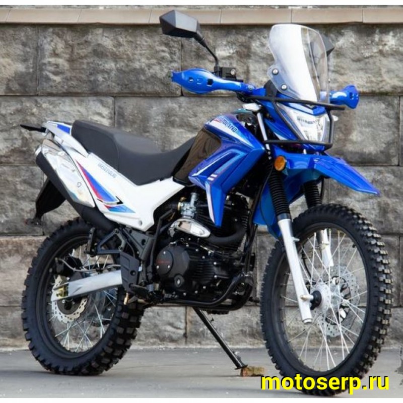 Купить  ====Мотоцикл внедорожный Motoland XR 250 ENDURO 165FMM (ЭПТС), 21/18, с ветровым щитком СИНИЙ (шт)  (ML 13335 купить с доставкой по Москве и России, цена, технические характеристики, комплектация фото  - motoserp.ru