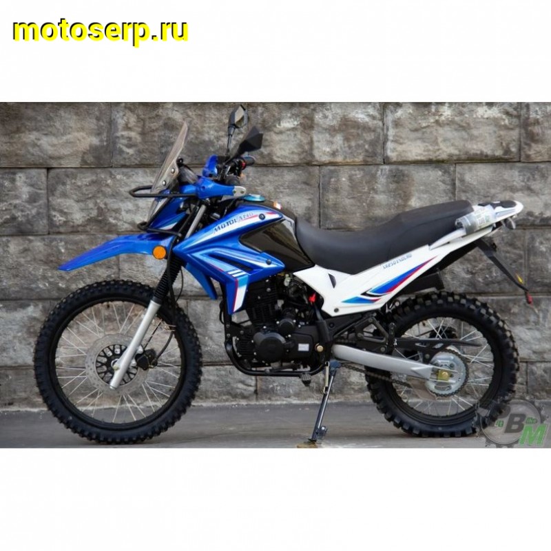 Купить  ====Мотоцикл внедорожный Motoland XR 250 ENDURO 165FMM (ЭПТС), 21/18, с ветровым щитком СИНИЙ (шт)  (ML 13335 купить с доставкой по Москве и России, цена, технические характеристики, комплектация фото  - motoserp.ru