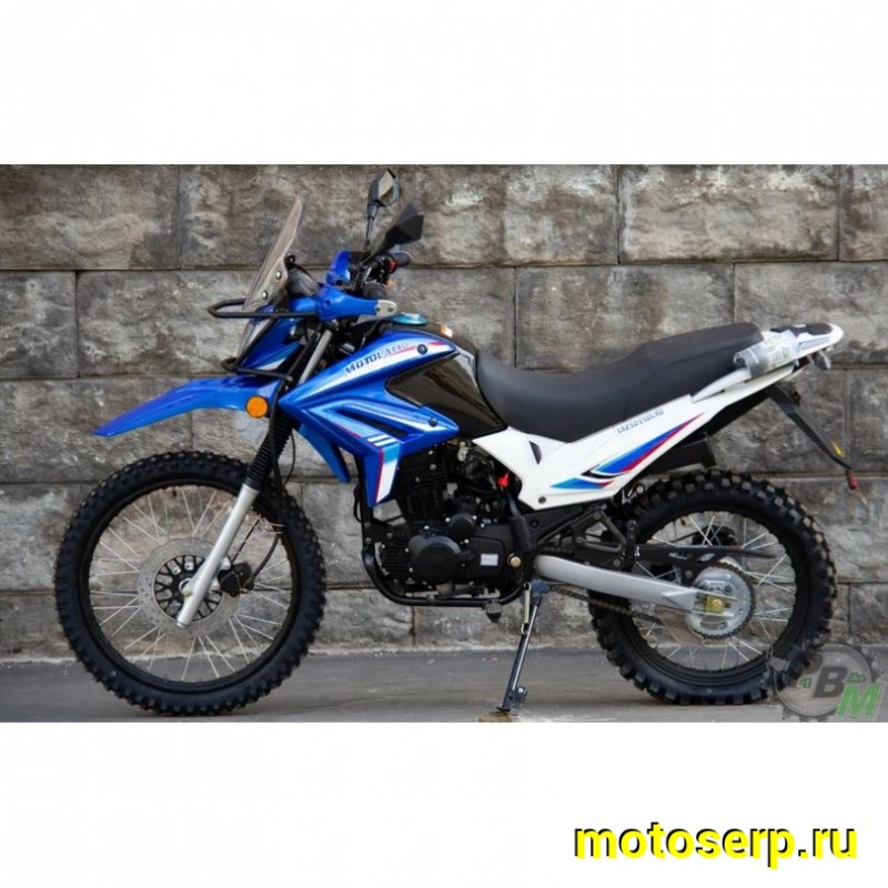 Купить  ====Мотоцикл внедорожный Motoland XR 250 ENDURO 165FMM (ЭПТС), 21/18, с ветровым щитком СИНИЙ (шт)  (ML 13335 купить с доставкой по Москве и России, цена, технические характеристики, комплектация фото  - motoserp.ru
