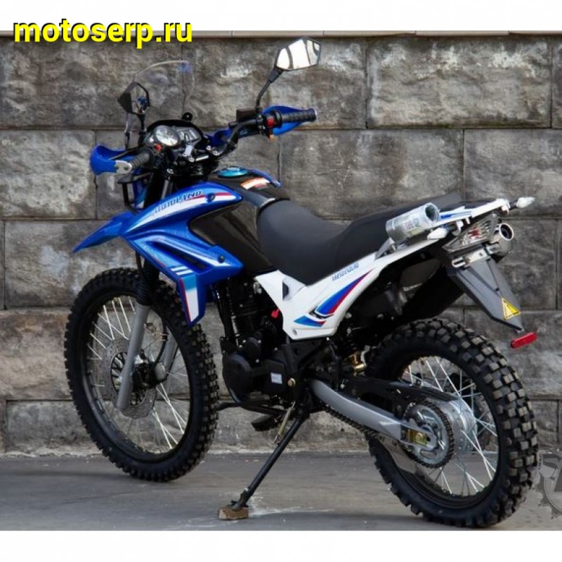 Купить  ====Мотоцикл внедорожный Motoland XR 250 ENDURO 165FMM (ЭПТС), 21/18, с ветровым щитком СИНИЙ (шт)  (ML 13335 купить с доставкой по Москве и России, цена, технические характеристики, комплектация фото  - motoserp.ru