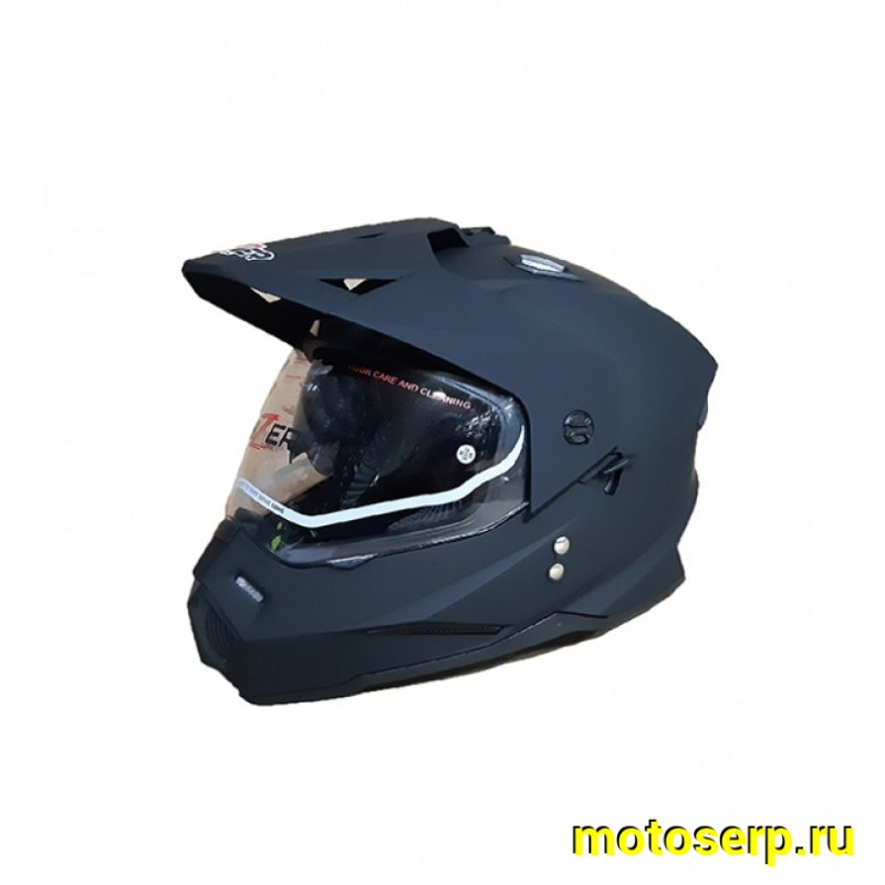 Купить  Шлем Кросс HIZER J6802 (мотард) (L) matt/black 1350гр.  (шт) (ML 13547 купить с доставкой по Москве и России, цена, технические характеристики, комплектация фото  - motoserp.ru