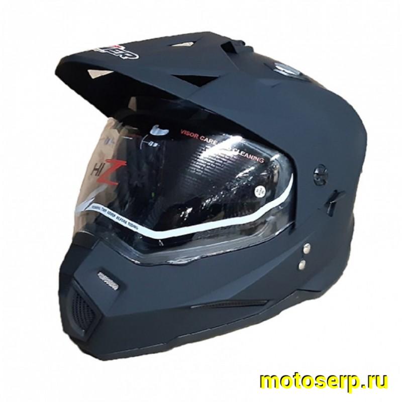 Купить  Шлем Кросс HIZER J6802 (мотард) (XL) matt/black 1350гр.  (шт) (ML 13548 купить с доставкой по Москве и России, цена, технические характеристики, комплектация фото  - motoserp.ru