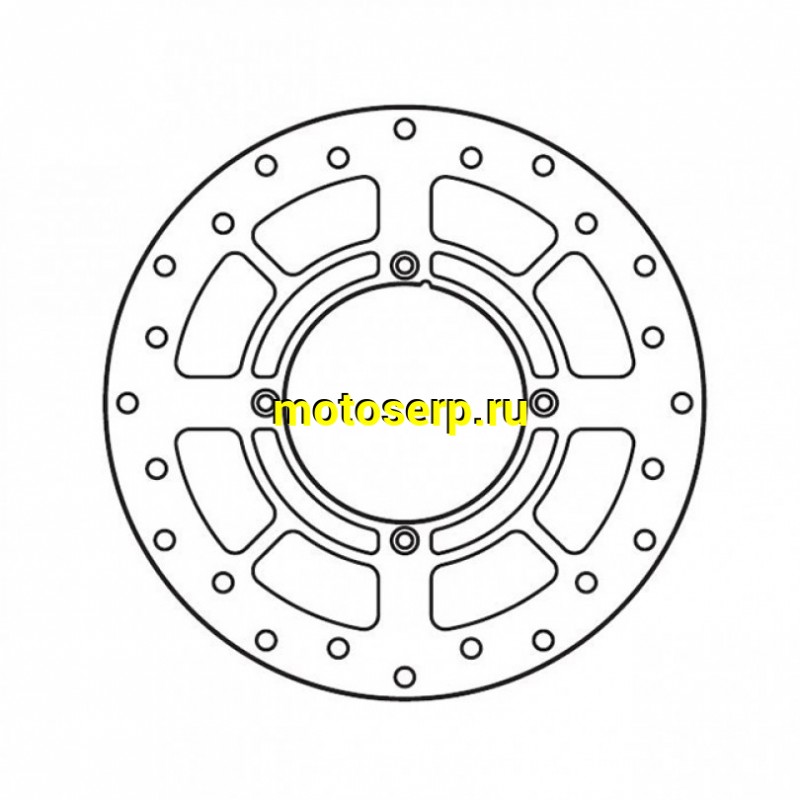 Купить  Диск тормозной (250x100) (отв:4x80) GoldFren 1200-F передний KX/KDX/KLX (шт) (0 купить с доставкой по Москве и России, цена, технические характеристики, комплектация фото  - motoserp.ru