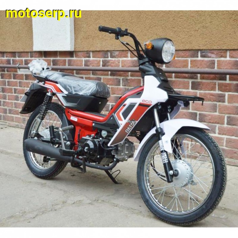 Купить  ====Мопед RATO 50 T-COOL (Рато-50) 50сс, КПП полуавтомат, ЛИТЫЕ колеса 17", грязевой щиток для ног (шт) 01100 (P.Moto купить с доставкой по Москве и России, цена, технические характеристики, комплектация фото  - motoserp.ru