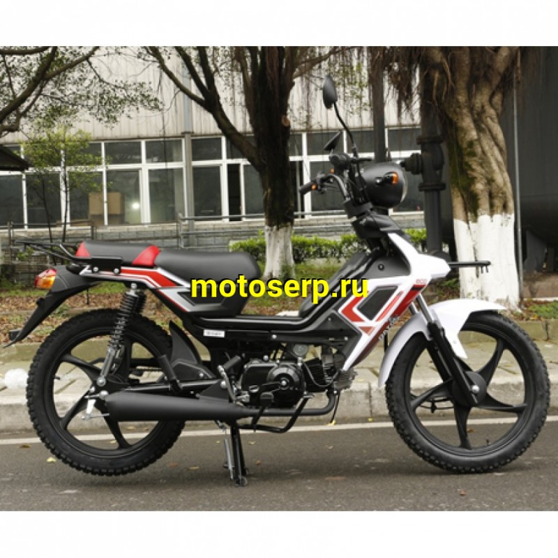 Купить  ====Мопед RATO 50 T-COOL (Рато-50) 50сс, КПП полуавтомат, ЛИТЫЕ колеса 17", грязевой щиток для ног (шт) 01100 (P.Moto купить с доставкой по Москве и России, цена, технические характеристики, комплектация фото  - motoserp.ru