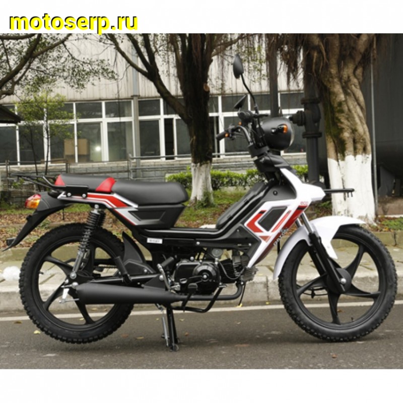 Купить  ====Мопед RATO 50 T-COOL (Рато-50) 50сс, КПП полуавтомат, ЛИТЫЕ колеса 17", грязевой щиток для ног (шт) 01100 (P.Moto купить с доставкой по Москве и России, цена, технические характеристики, комплектация фото  - motoserp.ru