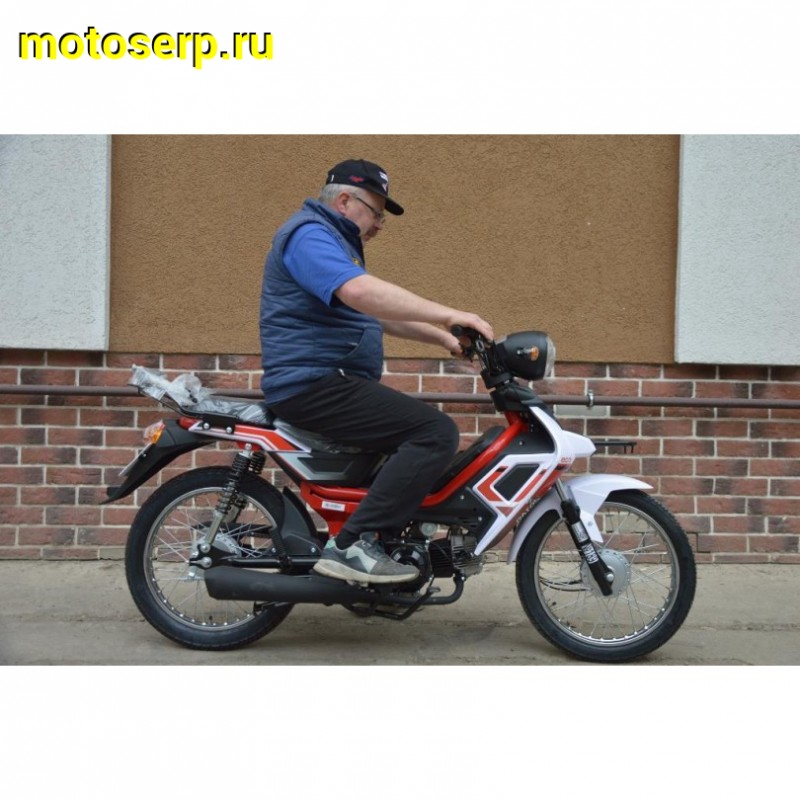 Купить  ====Мопед RATO 50 T-COOL (Рато-50) 50сс, КПП полуавтомат, ЛИТЫЕ колеса 17", грязевой щиток для ног (шт) 01100 (P.Moto купить с доставкой по Москве и России, цена, технические характеристики, комплектация фото  - motoserp.ru
