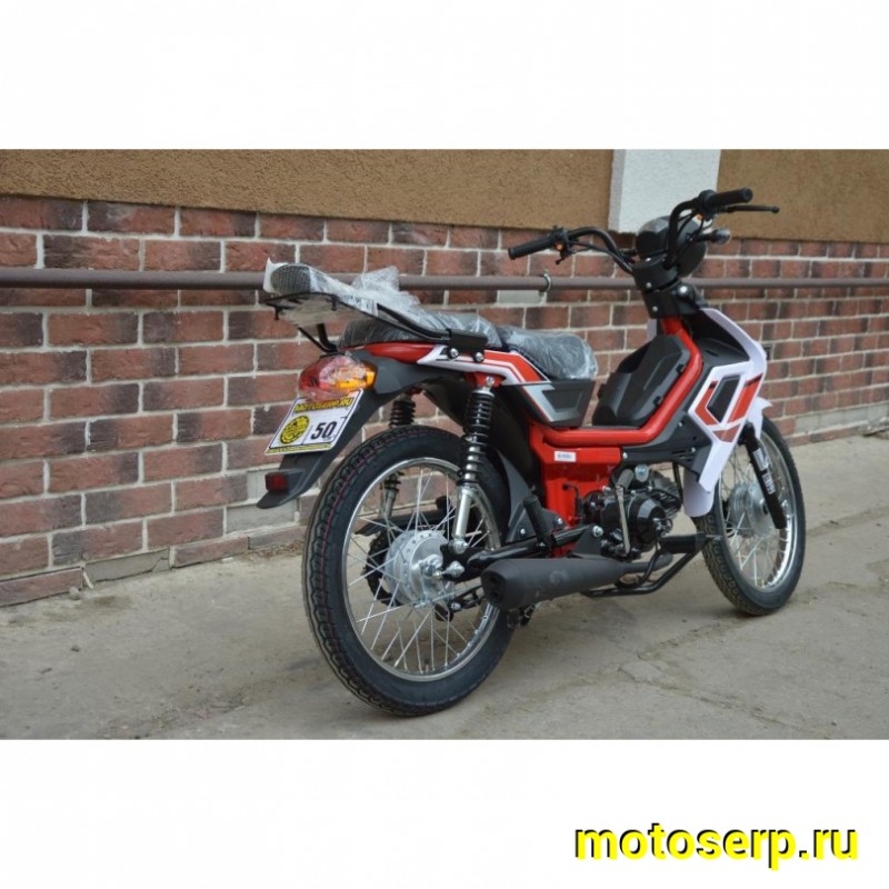 Купить  ====Мопед RATO 50 T-COOL (Рато-50) 50сс, КПП полуавтомат, ЛИТЫЕ колеса 17", грязевой щиток для ног (шт) 01100 (P.Moto купить с доставкой по Москве и России, цена, технические характеристики, комплектация фото  - motoserp.ru