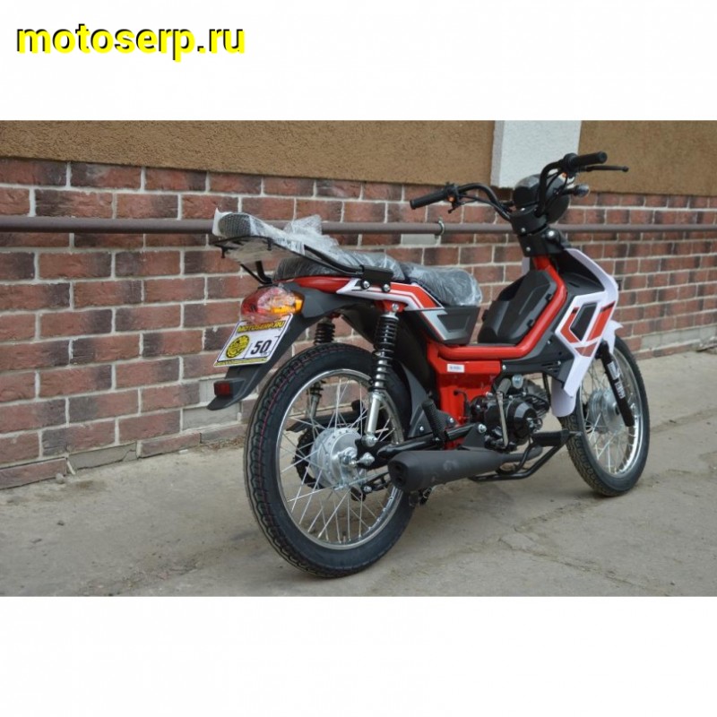 Купить  ====Мопед RATO 50 T-COOL (Рато-50) 50сс, КПП полуавтомат, ЛИТЫЕ колеса 17", грязевой щиток для ног (шт) 01100 (P.Moto купить с доставкой по Москве и России, цена, технические характеристики, комплектация фото  - motoserp.ru