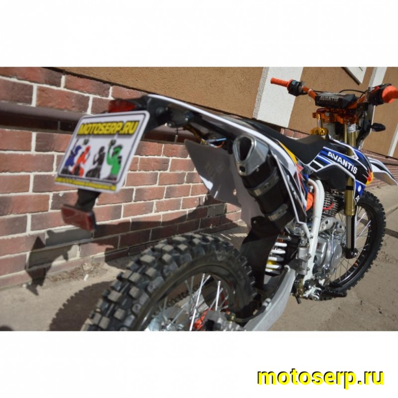 Купить  ====Мотоцикл Кросс/Эндуро AVANTIS A2 Lux (ПТС), УЦЕНКА НОВЫЙ (ржавчина на выхлопной трубе) 21/18, 172FMM, 4Т, возд. охл, (шт).  купить с доставкой по Москве и России, цена, технические характеристики, комплектация фото  - motoserp.ru