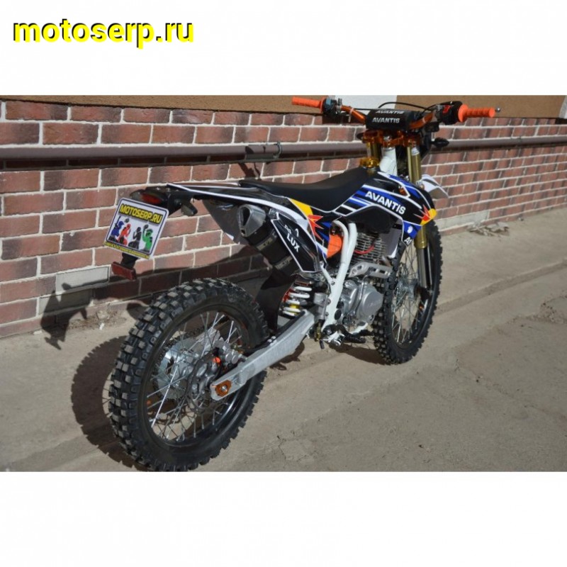 Купить  ====Мотоцикл Кросс/Эндуро AVANTIS A2 Lux (ПТС), УЦЕНКА НОВЫЙ (ржавчина на выхлопной трубе) 21/18, 172FMM, 4Т, возд. охл, (шт).  купить с доставкой по Москве и России, цена, технические характеристики, комплектация фото  - motoserp.ru
