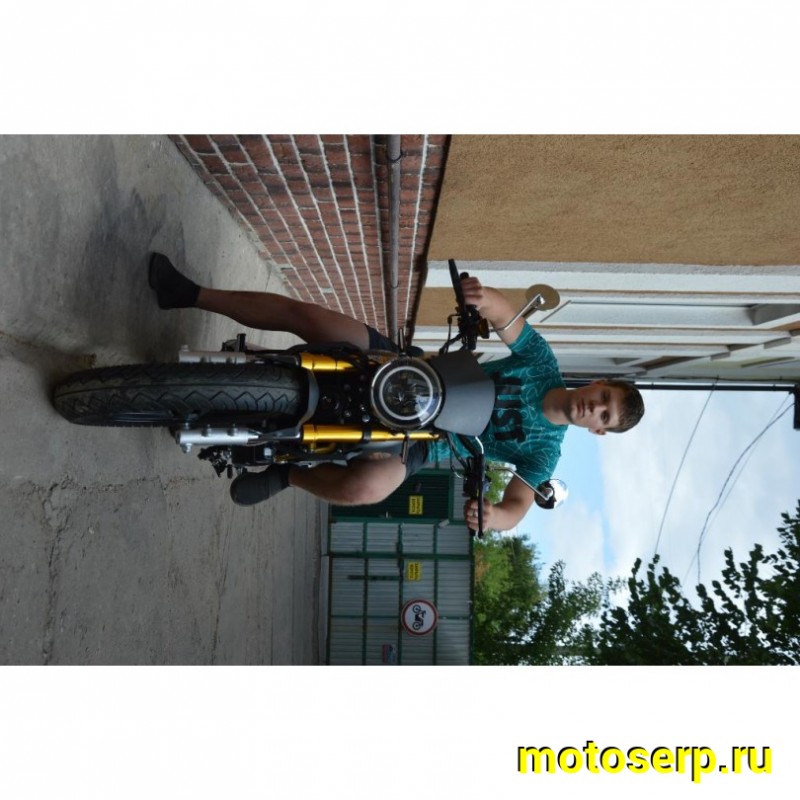 Купить  ====Мотоцикл Motoland SCRAMBLER 250cc, 4Т (165FMM) диск/диск,100/80-17"/140/60-17", эл/кикстарт, LED фара/поворот (шт) (ML 13437 купить с доставкой по Москве и России, цена, технические характеристики, комплектация фото  - motoserp.ru