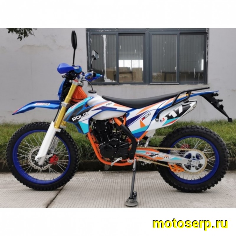 Купить  Мотоцикл Кросс/Эндуро ROLIZ SPORT-007 250сс(ЭПТС), 2021г, 21/18, 250сс, 172FMM (марк169FMM), буксат, LED фара и пов, карб Кехин PD30 (шт) (Roliz купить с доставкой по Москве и России, цена, технические характеристики, комплектация фото  - motoserp.ru