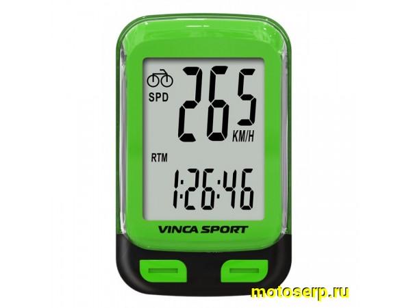 Купить  Велокомпьютер Vinca Sport (12 функций) Вело (шт) ( Бар V 1507 black/white купить с доставкой по Москве и России, цена, технические характеристики, комплектация фото  - motoserp.ru