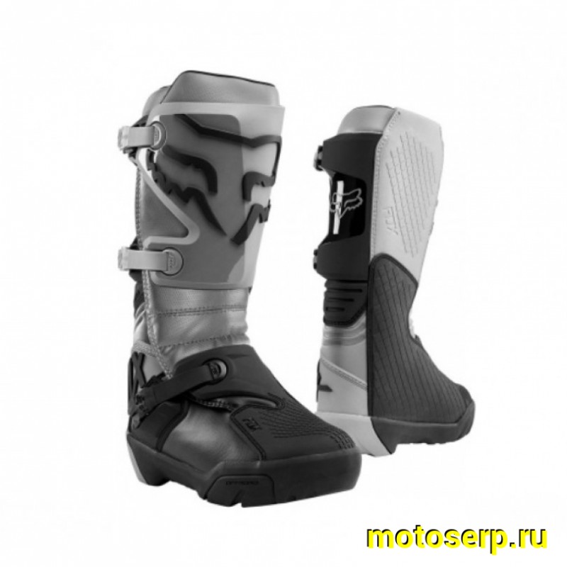 Купить  Мотоботы кросс. Fox Comp X Boot Grey 11; р-р 45" (24012-006-11) (Ч/З) (пар) (Fox Н65982 купить с доставкой по Москве и России, цена, технические характеристики, комплектация фото  - motoserp.ru
