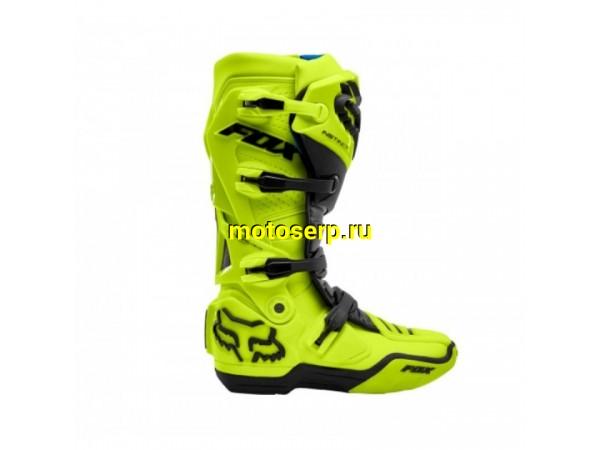 Купить  ====Мотоботы кросс. Fox Instinct Boot Flow Yellow 11; р-р45" (модель 2020г) (24448-130-11) (Ч/З) (пара) (0 купить с доставкой по Москве и России, цена, технические характеристики, комплектация фото  - motoserp.ru