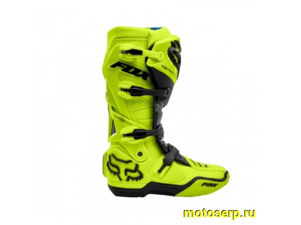 Купить  Мотоботы кросс. Fox Instinct Boot Flow Yellow 9; р-р 42.5" (модель 2020г) (24448-130-9) (NQ) (пар) (Fox Н66545 купить с доставкой по Москве и России, цена, технические характеристики, комплектация фото  - motoserp.ru