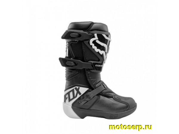 Купить  ====Мотоботы кросс. Fox Comp Youth Boot Black Y2; (24014-001-2) подростковые (Ч/З) (пара) (0 купить с доставкой по Москве и России, цена, технические характеристики, комплектация фото  - motoserp.ru