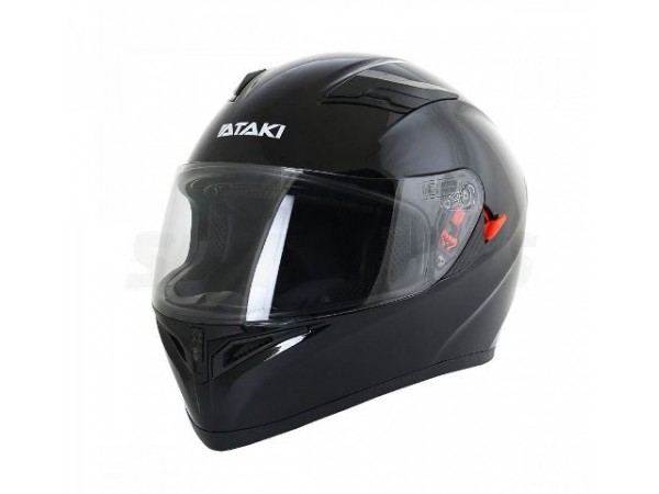 Купить  Шлем закрытый Ataki JK316 Solid черный глянцевый р-р XL интеграл (шт) (SM 825-6045 купить с доставкой по Москве и России, цена, технические характеристики, комплектация фото  - motoserp.ru