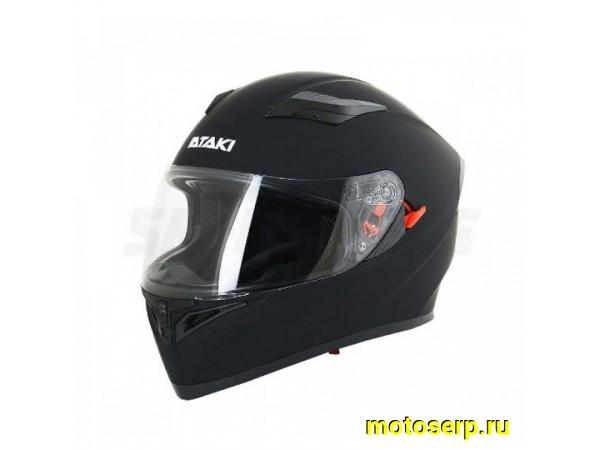 Купить  ====Шлем закрытый Ataki JK316 Solid черный матовый р-р M интеграл (шт) (0 купить с доставкой по Москве и России, цена, технические характеристики, комплектация фото  - motoserp.ru