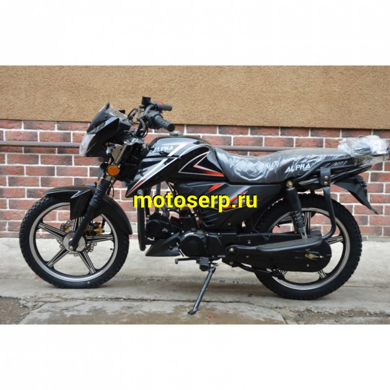 Купить  Мопед Millenium Alpha RS12 (Альфа Эр Эс 12)  4Т; 50cc; колеса 17"литые; 4пер, эл. старт, (шт) 01250 (P.Moto (ТехМаркет (Глотов купить с доставкой по Москве и России, цена, технические характеристики, комплектация фото  - motoserp.ru