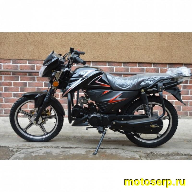 Купить  Мопед Millenium Alpha RS12 (Альфа Эр Эс 12)  4Т; 50cc; колеса 17"литые; 4пер, эл. старт, (шт) 01250 (P.Moto (ТехМаркет (Глотов купить с доставкой по Москве и России, цена, технические характеристики, комплектация фото  - motoserp.ru