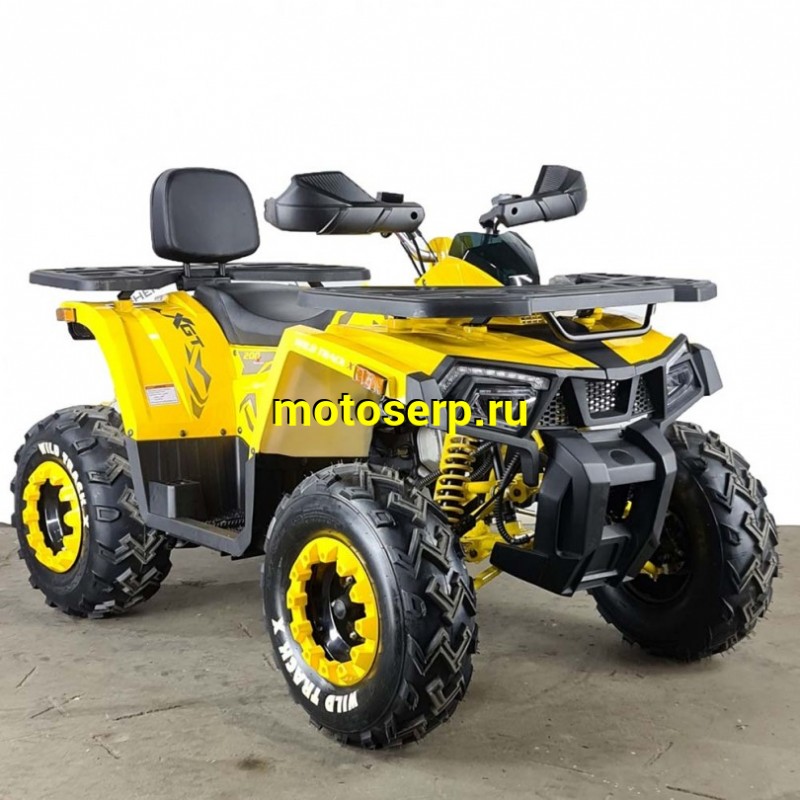 Купить  200cc Квадроцикл Motoland WILD TRACK 200 X 200сс, утилит., обновл. дизайн, ножн. диск тормоз, литые колеса 10",  (шт) (ML 14240 купить с доставкой по Москве и России, цена, технические характеристики, комплектация фото  - motoserp.ru