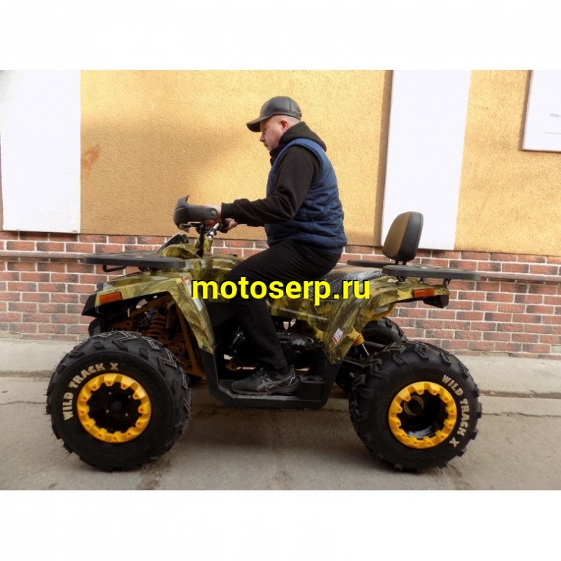 Купить  200cc Квадроцикл Motoland WILD TRACK 200 X 200сс, утилит., обновл. дизайн, ножн. диск тормоз, литые колеса 10",  (шт) (ML 14240 купить с доставкой по Москве и России, цена, технические характеристики, комплектация фото  - motoserp.ru