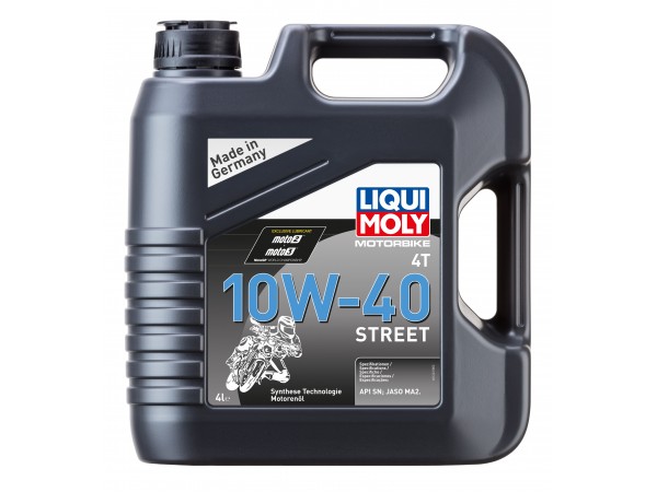Купить  Масло LiquiMoly 4Т Motorbike 4T Street 10W40 синт. для мотоциклов 4L (шт) (LM 7512 (LM 1243 купить с доставкой по Москве и России, цена, технические характеристики, комплектация фото  - motoserp.ru
