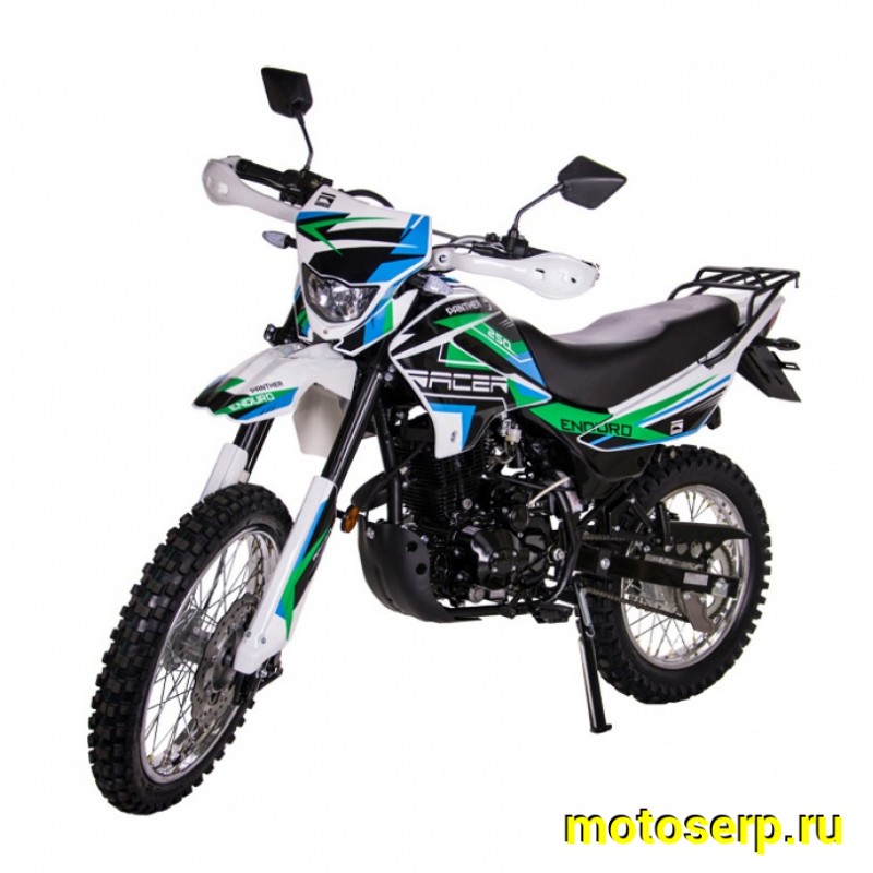 Купить  Мотоцикл внедорожный RACER RC250GY-C2 Panther  (Рейсер Пантер) (ПТС), 19/17, 250сс, 4Т 166FMM  (шт) купить с доставкой по Москве и России, цена, технические характеристики, комплектация фото  - motoserp.ru