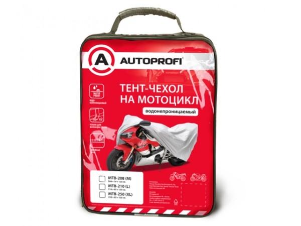 Купить  Накидка (чехол, тент) на мототехнику 208х79х122 (размер M) с подкладкой AUTOPROFI (шт) (AUTOPROFI MTB-600 купить с доставкой по Москве и России, цена, технические характеристики, комплектация фото  - motoserp.ru