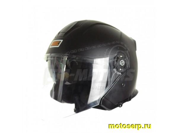 Купить  ====Шлем открытый байк со стеклом Origine Palio Solid (черный) матовый (XL) (шт) (0 купить с доставкой по Москве и России, цена, технические характеристики, комплектация фото  - motoserp.ru