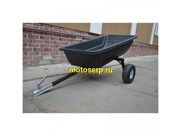 Купить  ====Прицеп пластиковый для сцепки с ATV кузов  1460 x760 x300 mm;сцепка под шар, высокопрочный пластик, колеса (15х6.00-6)   " (шт) (Полимер  купить с доставкой по Москве и России, цена, технические характеристики, комплектация фото  - motoserp.ru