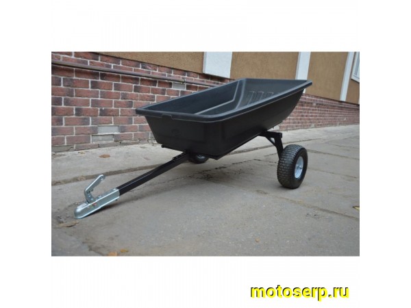 Купить  ====Прицеп пластиковый для сцепки с ATV кузов  1460 x760 x300 mm;сцепка под шар, высокопрочный пластик, колеса (15х6.00-6)   " (шт) (Полимер  купить с доставкой по Москве и России, цена, технические характеристики, комплектация фото  - motoserp.ru