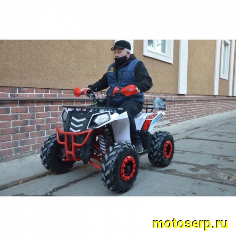 Купить  ====125cc Квадроцикл Wels THUNDER EVO 125 , 125сс, утилит. 9-12 лет, кол.8" штамп, автомат, реверс, сигнал с контр. тормоза Диск/диск, и пр. (шт) купить с доставкой по Москве и России, цена, технические характеристики, комплектация фото  - motoserp.ru