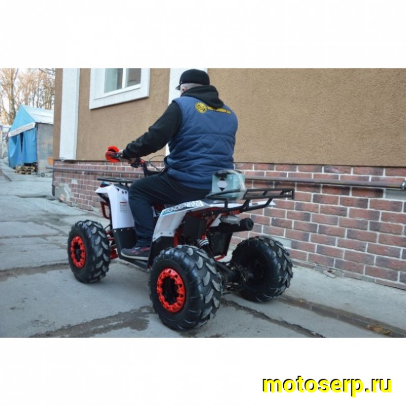 Купить  ====125cc Квадроцикл Wels THUNDER EVO 125 , 125сс, утилит. 9-12 лет, кол.8" штамп, автомат, реверс, сигнал с контр. тормоза Диск/диск, и пр. (шт) купить с доставкой по Москве и России, цена, технические характеристики, комплектация фото  - motoserp.ru