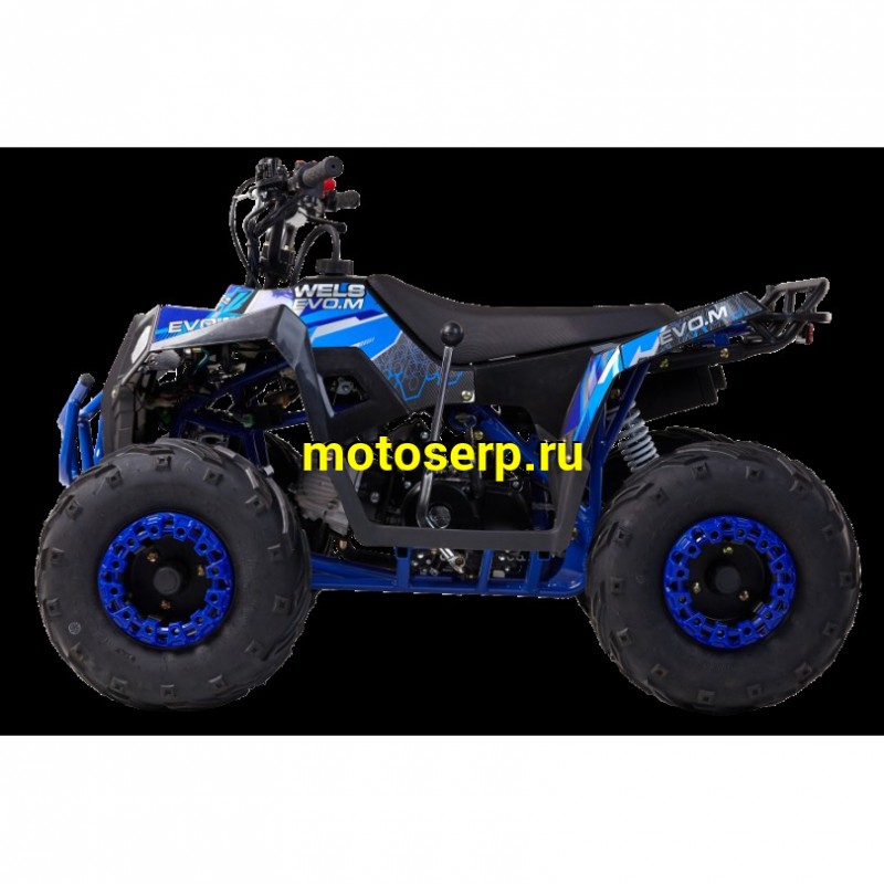 Купить  125cc Квадроцикл Wels THUNDER EVO 125 , 125сс, утилит. 9-12 лет, кол.8" штамп, автомат, реверс, сигнал с контр. тормоза Диск/диск, и пр. (шт) купить с доставкой по Москве и России, цена, технические характеристики, комплектация фото  - motoserp.ru