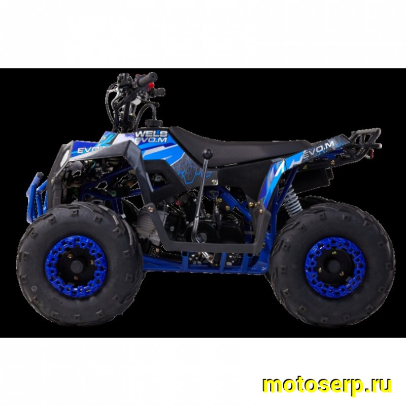 Купить  ====125cc Квадроцикл Wels THUNDER EVO 125 , 125сс, утилит. 9-12 лет, кол.8" штамп, автомат, реверс, сигнал с контр. тормоза Диск/диск, и пр. (шт) купить с доставкой по Москве и России, цена, технические характеристики, комплектация фото  - motoserp.ru