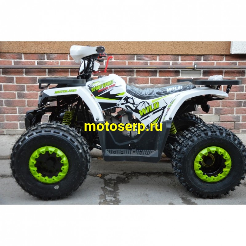 Купить  ====125cc Квадроцикл Motoland WILD-125 A 125сс, утилит, 2х4, колеса 8", автомат, реверс, тормоз диск/диск. выс по седлу 40см (шт) (ML 14308 купить с доставкой по Москве и России, цена, технические характеристики, комплектация фото  - motoserp.ru