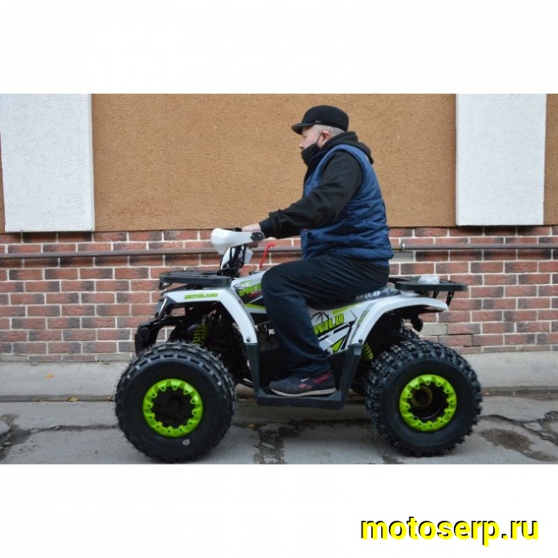 Купить  ====125cc Квадроцикл Motoland WILD-125 A 125сс, утилит, 2х4, колеса 8", автомат, реверс, тормоз диск/диск. выс по седлу 40см (шт) (ML 14308 купить с доставкой по Москве и России, цена, технические характеристики, комплектация фото  - motoserp.ru