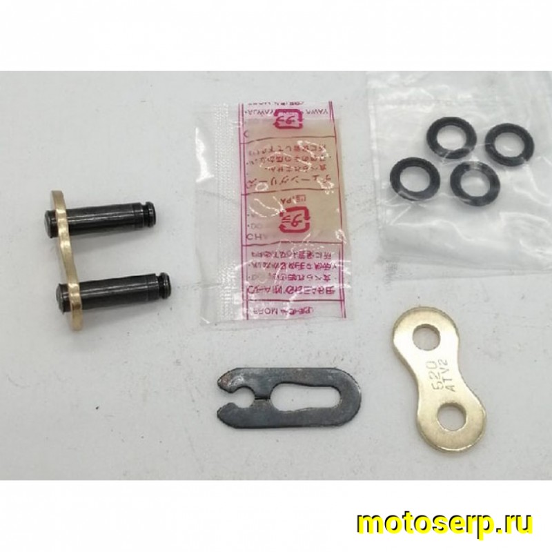 Купить  Замок цепи (520) DID 520ATV2 G&B FJ защелка 520ATV2FJ (шт) JP купить с доставкой по Москве и России, цена, технические характеристики, комплектация фото  - motoserp.ru