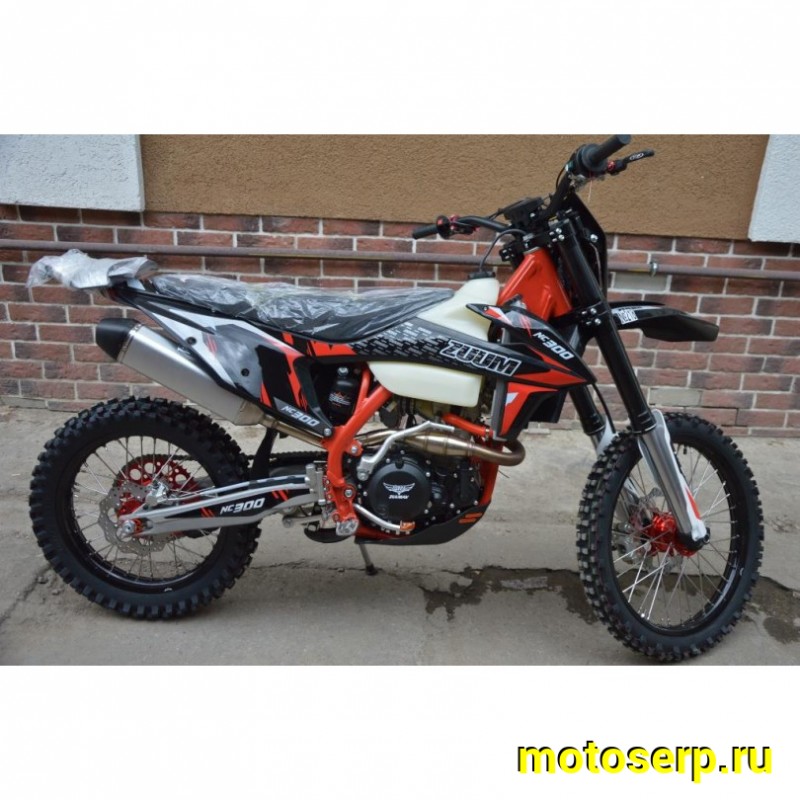 Купить  ====Мотоцикл Кросс/Эндуро ZUUM 300NC ZM BUSTER NC300 (спортинв), 21/18, 4Т, 300cc,ZS177MM, пластик КТМ большой бак,вилка 48 мм,карб, жидк. охл (шт) купить с доставкой по Москве и России, цена, технические характеристики, комплектация фото  - motoserp.ru