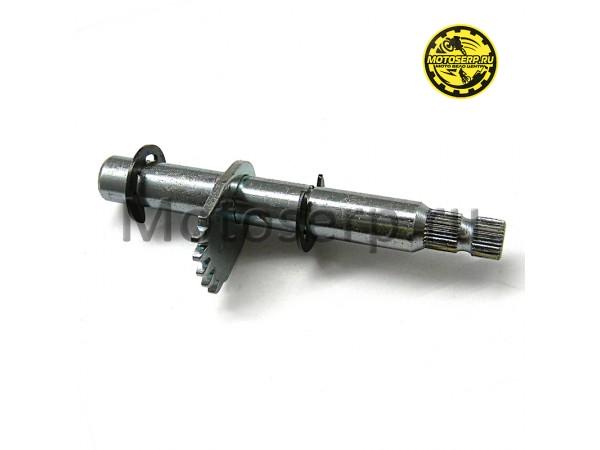 Купить  Вал переключения передач в сб. 157QMJ 161QMK L117mm (шт)  (0 купить с доставкой по Москве и России, цена, технические характеристики, комплектация фото  - motoserp.ru